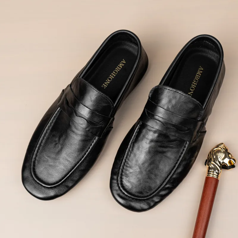 AMRGHONE Loafers Low Heel Men's-1