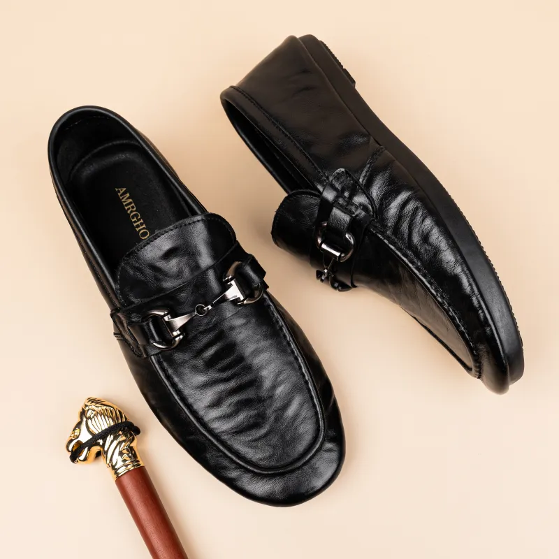 AMRGHONE Loafers Low Heel Men's-1
