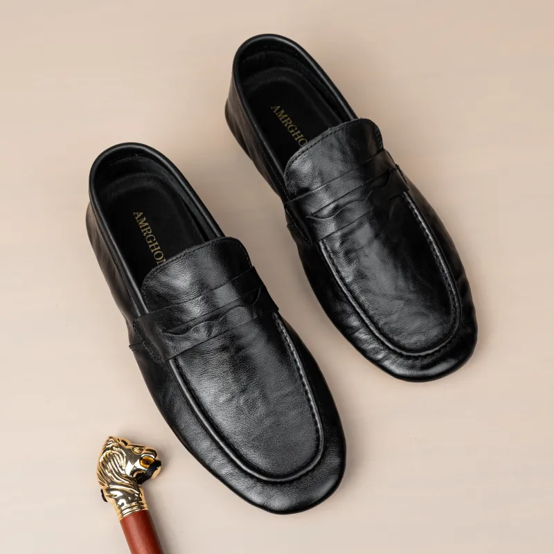 AMRGHONE Loafers Low Heel Men's-5