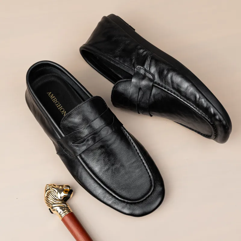 AMRGHONE Loafers Low Heel Men's-2