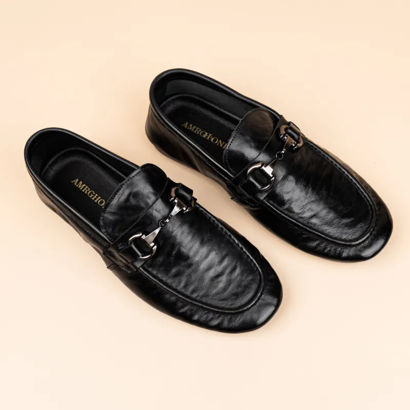 AMRGHONE Loafers Low Heel Men's-5