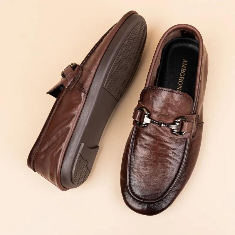 AMRGHONE Loafers Low Heel Men's-9