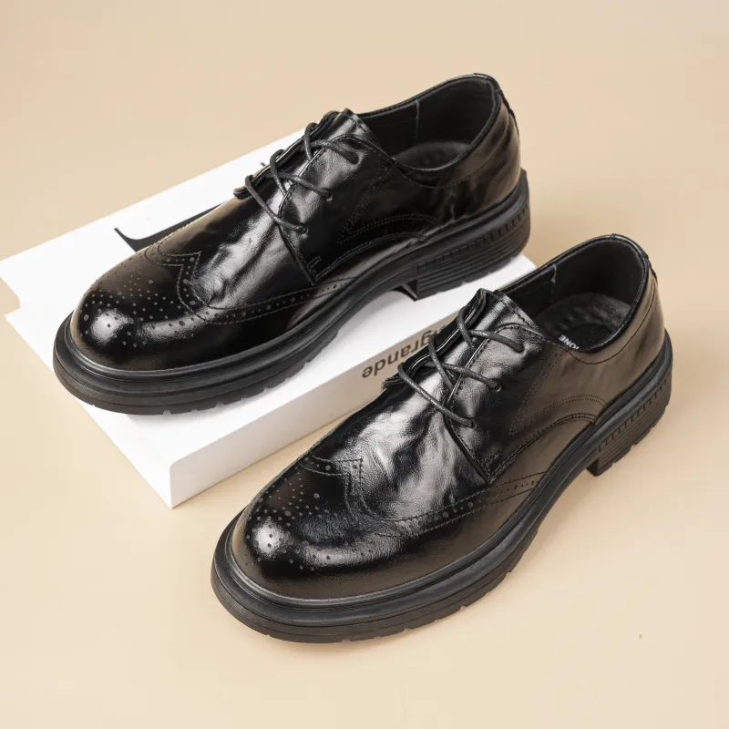 AMRGHONE Dress Shoes Men Low Top-1