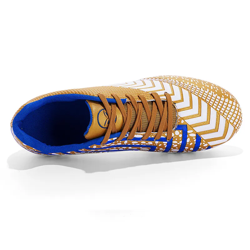 LOKWT Soccer Shoes Unisex Low Top Dark Blue-9