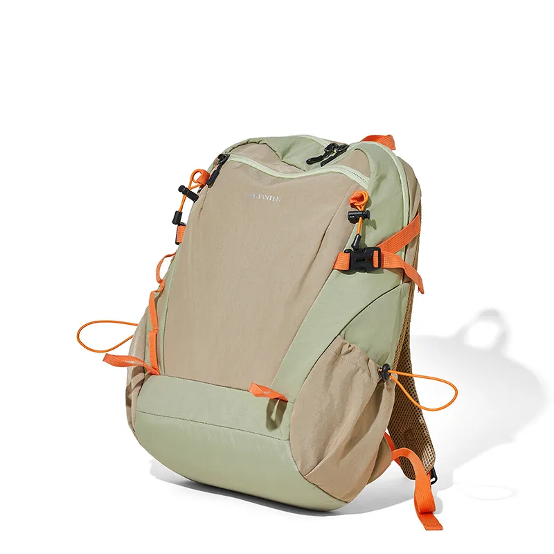 BOSTANTEN Fabric Mountaineering Bag Backpack Regular Unisex Khaki-2