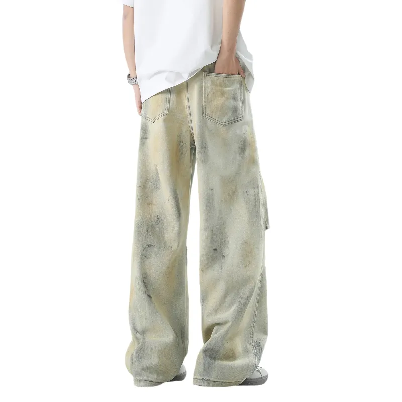 ALCOFM Jeans Unisex Yellow Mud-2