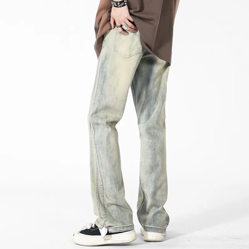 ALCOFM Jeans Unisex Yellow Mud-4