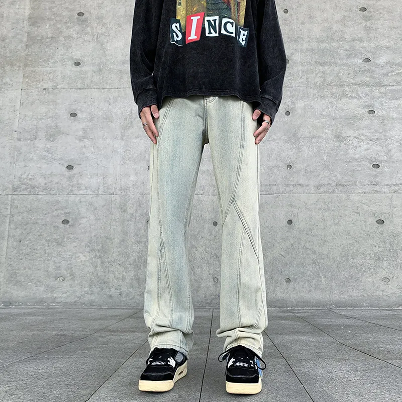 ALCOFM Jeans Unisex Yellow Mud-2