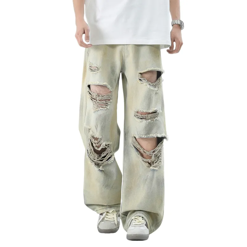 ALCOFM Jeans Unisex Yellow Mud-1