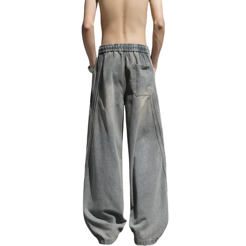 ALCOFM Jeans Unisex Vintage Blue-1