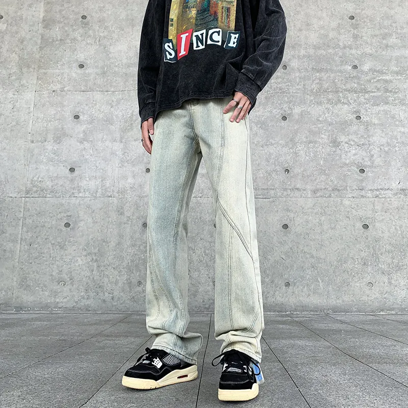 ALCOFM Jeans Unisex Yellow Mud-3