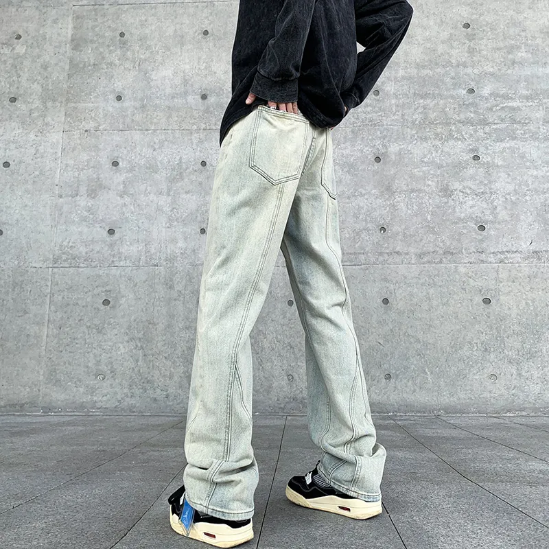 ALCOFM Jeans Unisex Yellow Mud-4