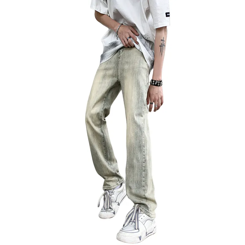 ALCOFM Jeans Unisex Yellow Mud-1