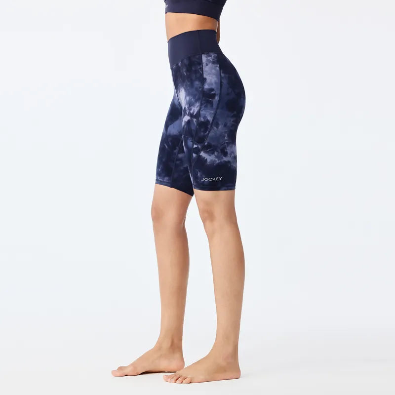 JOCKEY Sports Shorts Women's Tie-Dye Blue-3