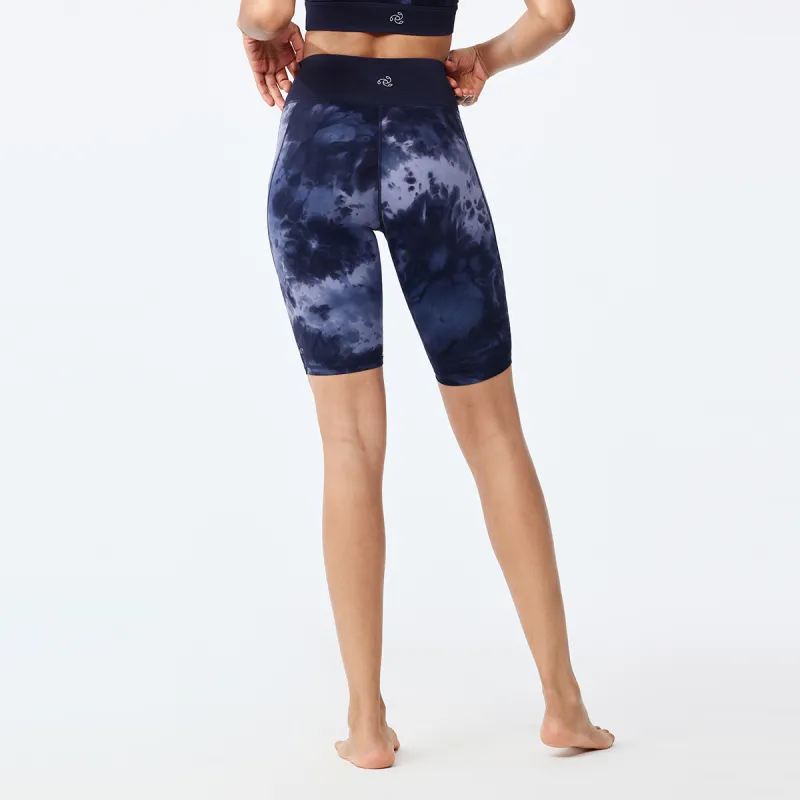 JOCKEY Sports Shorts Women's Tie-Dye Blue-5