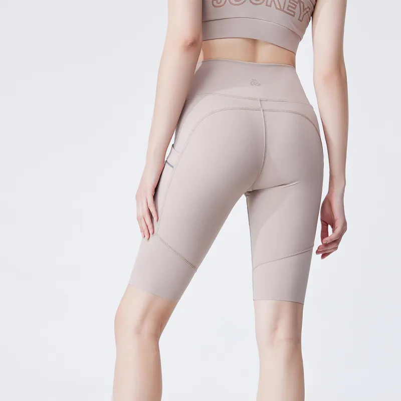 JOCKEY Sports Shorts Women's Beige-3