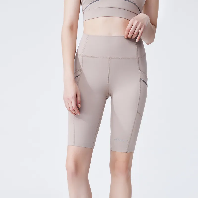 JOCKEY Sports Shorts Women's Beige-2