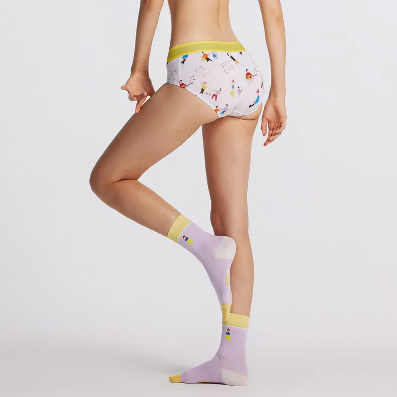 JOCKEY x BERRY AKTUGLU Underwear Gift Boxes Women's Purple-1