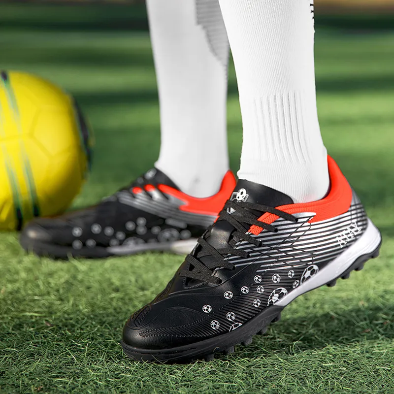 ATAY Soccer Shoes Men Low Top Green/Black/Orange/Blue Green-19