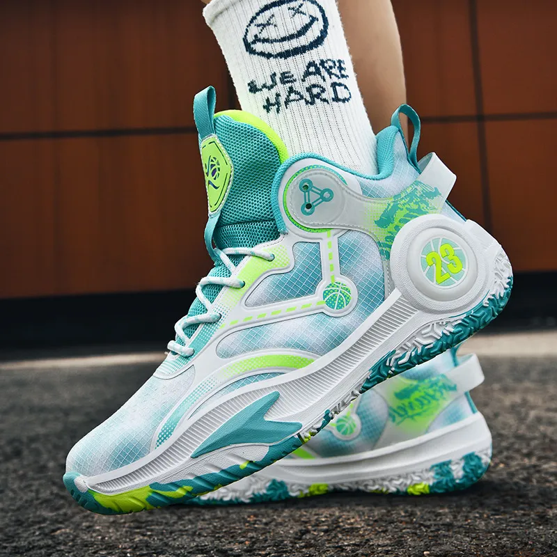 ATAY Cushioning Anti-Slip Wear-Resistant Breathability Mid-Top Basketball Shoes Unisex-22