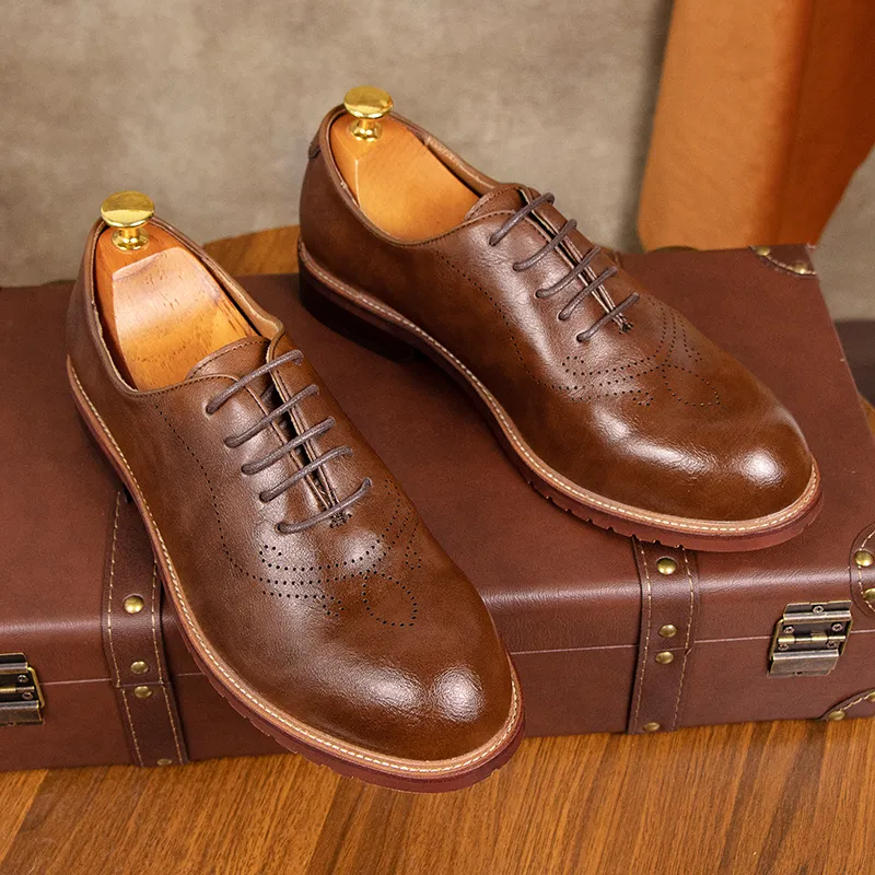 Paul Gabriel Dress Shoes Men's Brown-1