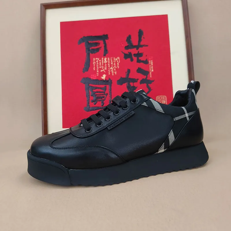 Paul Gabriel Low Top Casual Shoes Men's Black-5