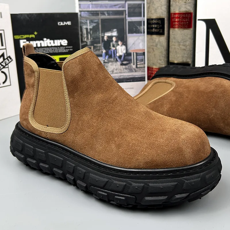 Paul Gabriel Chelsea Boots Men's Brown-3