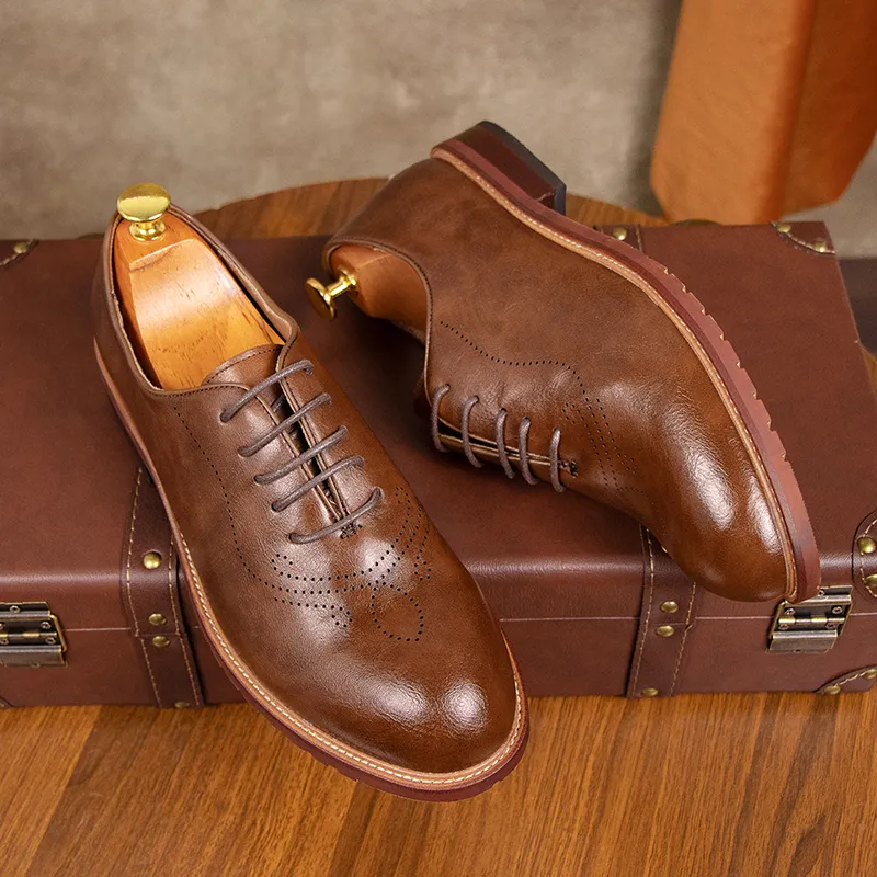 Paul Gabriel Dress Shoes Men's Brown-2