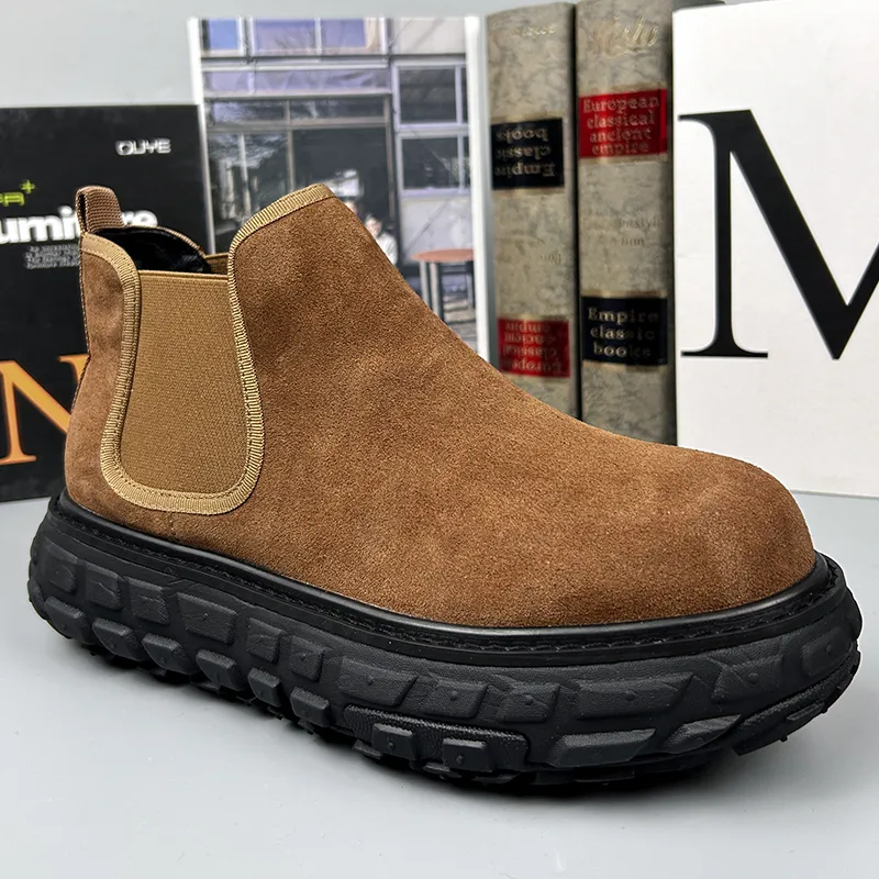Paul Gabriel Chelsea Boots Men's Brown-1