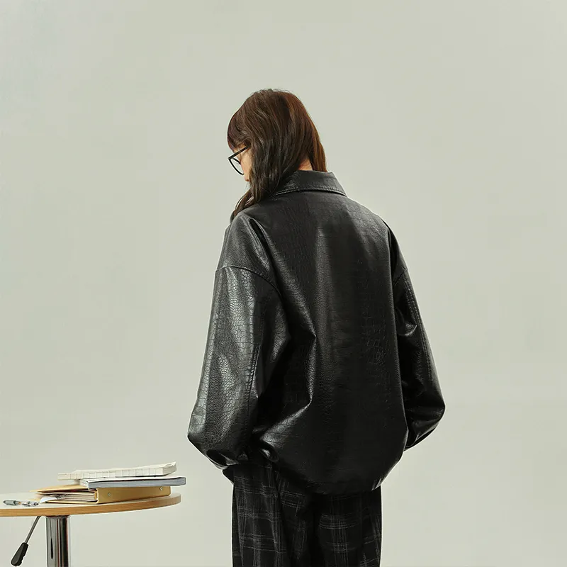 TITH Leather Jackets Unisex-2
