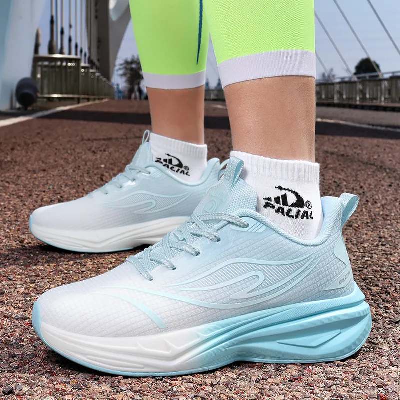 PALATIAL Running Shoes Men Low Top Sea Salt Blue/Radiant Purple/Black Turquoise-3