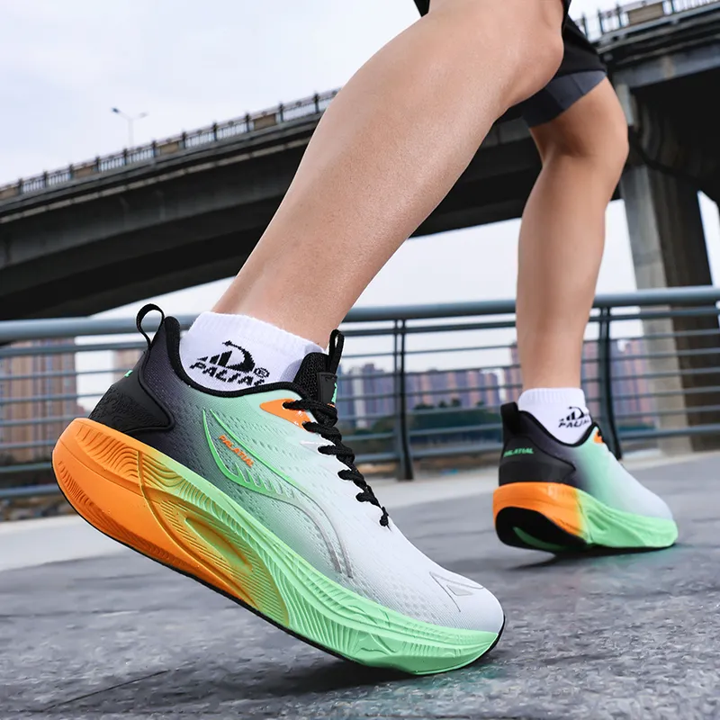 PALATIAL Carbon Speed Cushioning Slip Resistant Low Top Marathon Training Running Shoes Unisex-17