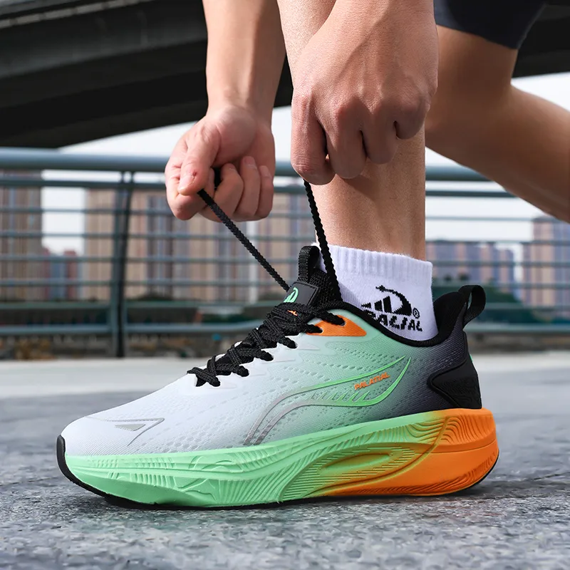 PALATIAL Carbon Speed Cushioning Slip Resistant Low Top Marathon Training Running Shoes Unisex-19