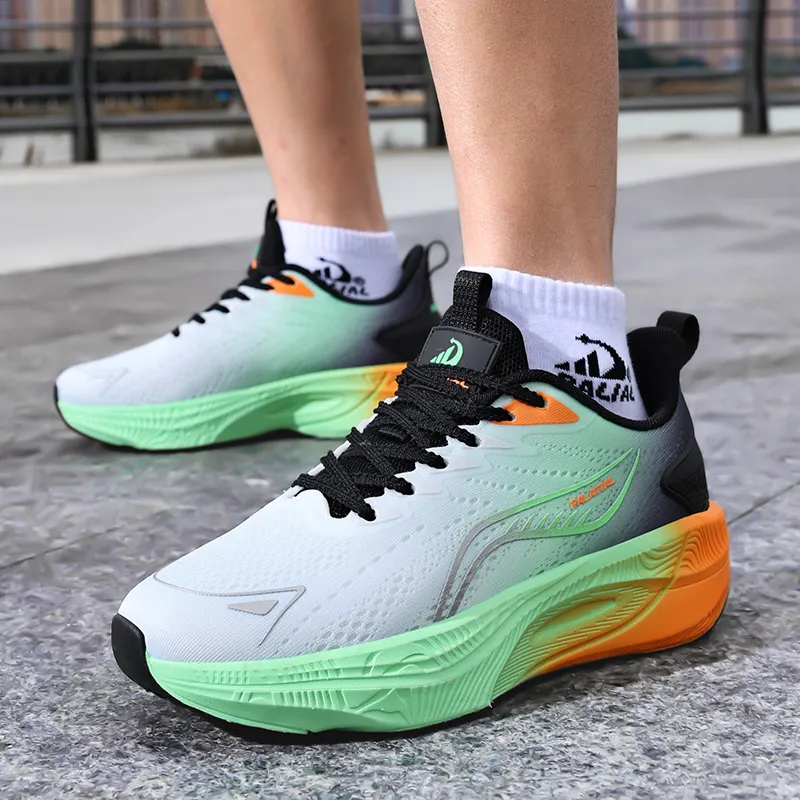 PALATIAL Carbon Speed Cushioning Slip Resistant Low Top Marathon Training Running Shoes Unisex-18
