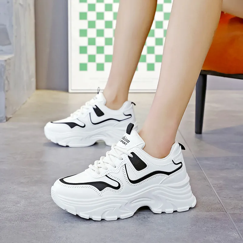Lin's Travels Low-Top Chunky Sneakers Women's-6