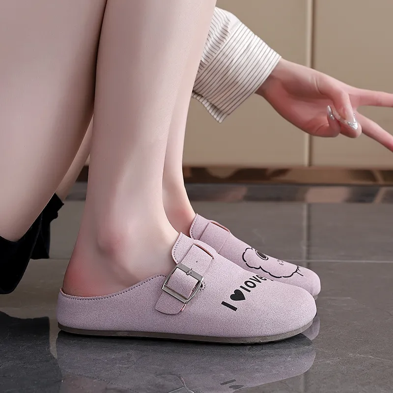 Lin's Travels Abrasion Resistant Slip Resistant Closed Toe Slippers Women's-11