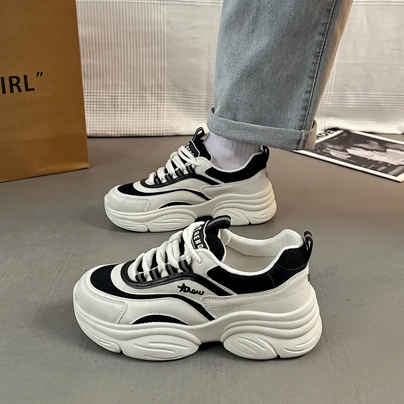 Lin's Travels Slip Resistant Cushioning Low Top Chunky Sneakers Women's-2