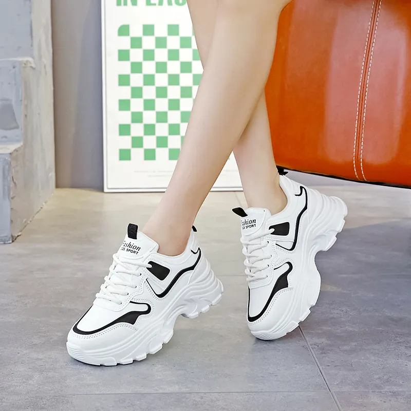 Lin's Travels Low-Top Chunky Sneakers Women's-4