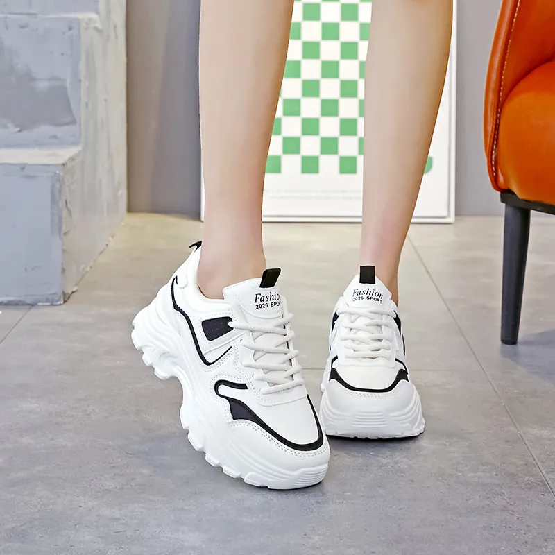 Lin's Travels Low-Top Chunky Sneakers Women's-5