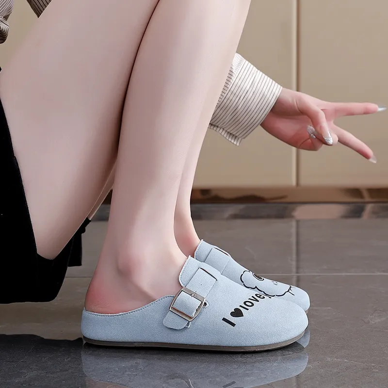 Lin's Travels Abrasion Resistant Slip Resistant Closed Toe Slippers Women's-3