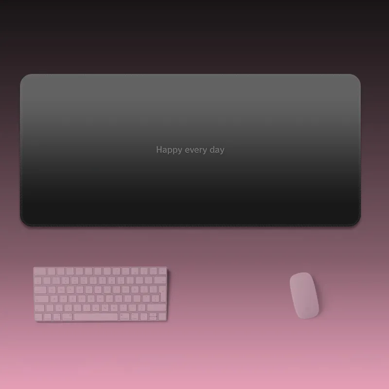 Vibrate Advanced Gradient Black Pink Minimalist Large Size Morandi Esports Office Keyboard Desk Cushion Mouse Pads-9
