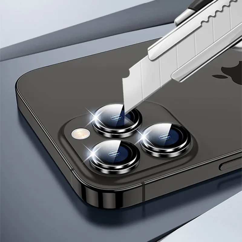 Vibrate Lens Filter 15/16 Pro Max HD Compatibility Apple Cell Phone Sticker With Rear Camera Protective Ring-7
