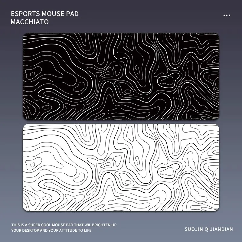 Vibrate Contour Dormitory Computer Desk Mat, Esports Gaming Mouse Pad, Minimalist Keyboard Pad Mouse Pads-2