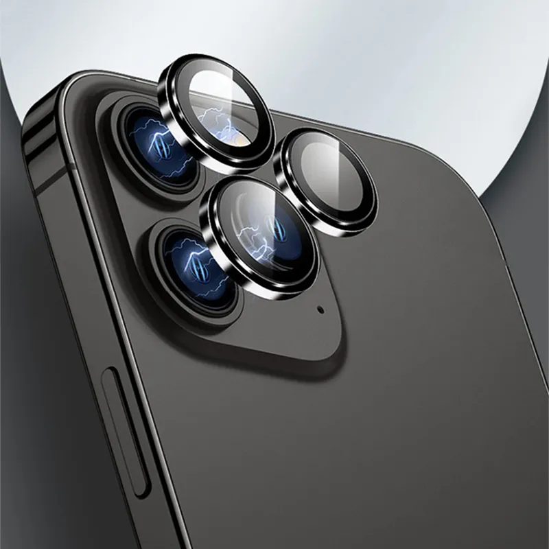 Vibrate Lens Filter 15/16 Pro Max HD Compatibility Apple Cell Phone Sticker With Rear Camera Protective Ring-5