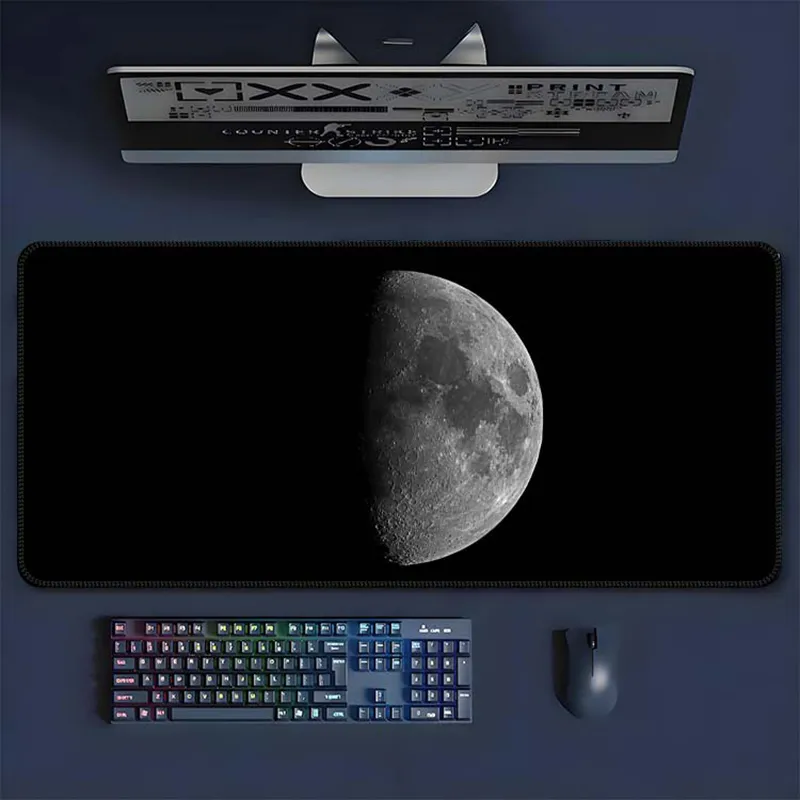 Vibrate Starry Sky Cosmic Planet Large Size Thickened Waterproof Computer Desk Pad Office Mouse Pads-4