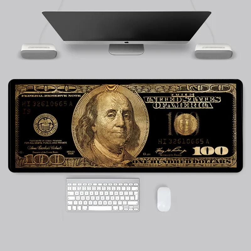 Vibrate Creative Dollar Bill Money Mouse Pad Desk Mat Brain Esports Keyboard Mat Prank-5