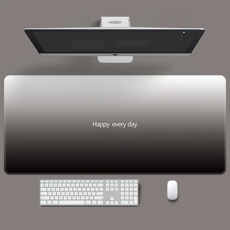 Vibrate Advanced Gradient Black Pink Minimalist Large Size Morandi Esports Office Keyboard Desk Cushion Mouse Pads-8