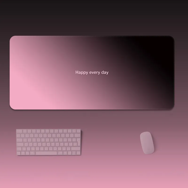 Vibrate Advanced Gradient Black Pink Minimalist Large Size Morandi Esports Office Keyboard Desk Cushion Mouse Pads-3