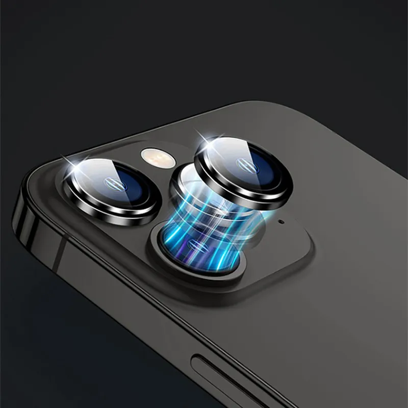 Vibrate Lens Filter 15/16 Pro Max HD Compatibility Apple Cell Phone Sticker With Rear Camera Protective Ring-4