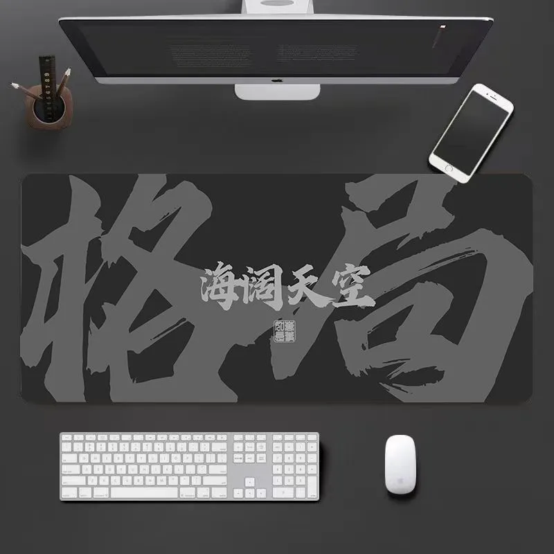 Vibrate Motivational Text Layout Computer Office Dormitory Students Thickened Slip Resistant Desk Pad Mouse Pads-10